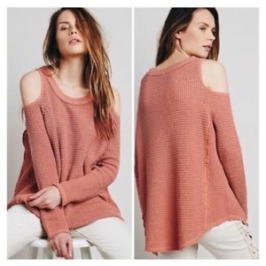 Free People Cold Shoulder Sweater (Like New)